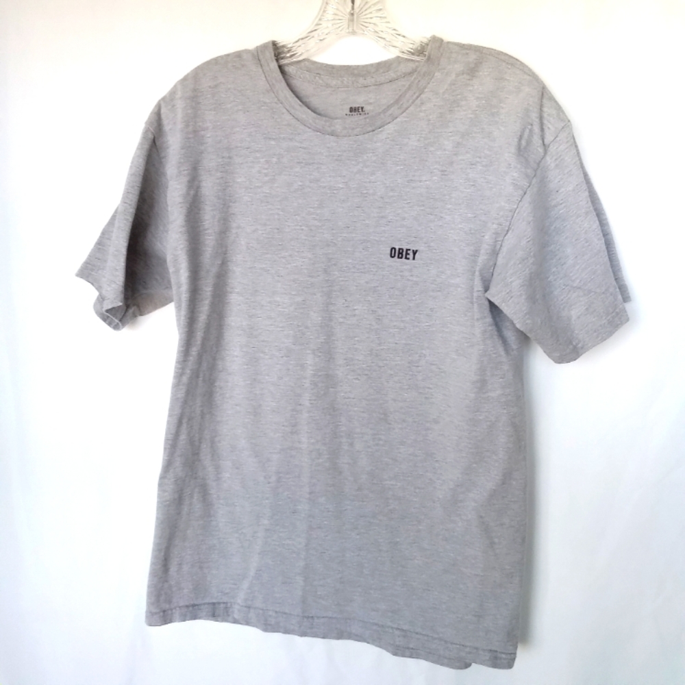 OBEY Rise Above Grey Medium T-shirt